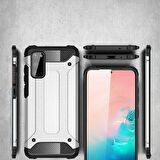 Galaxy S20 FE Uyumlu Zore Crash Silikon Kapak-Mavi