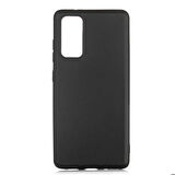Galaxy S20 FE Uyumlu Zore Premier Silikon Kapak-Siyah
