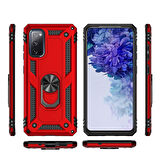 Galaxy S20 FE Uyumlu Zore Vega Kapak-Kırmızı