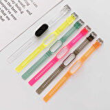 Xiaomi Mi Band 5 KRD-27 Uyumlu Zore Kordon-Pembe