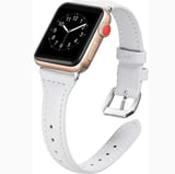 ​​​Watch 40mm Uyumlu KRD-28 Deri Zore Kordon-Siyah