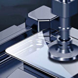 Oppo Reno 4 Lite Uyumlu Zore Kenarları Kırılmaya Dayanıklı Cam Ekran Koruyucu