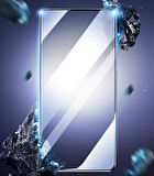 Oppo Reno 4 Lite Uyumlu Zore Kenarları Kırılmaya Dayanıklı Cam Ekran Koruyucu