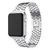 Watch 44mm Uyumlu KRD-30 Metal Zore Kordon-Gold