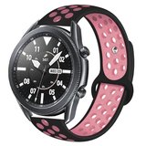 Galaxy Watch 46mm (22mm) KRD-02 Uyumlu Zore Kordon-Siyah-Rose Gold