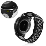 Huawei GT2 46mm KRD-02 Uyumlu Zore Kordon-Siyah-Sarı