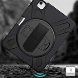 iPad Air 11 2025 M3 ​İNC Defender Tablet Silikon - Siyah