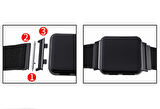 Oppo Watch 41mm 20mm Metal Kordon Dönüştürücü CLO- Gri