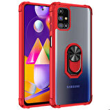 Galaxy M31S Uyumlu Zore Mola Kapak-Kırmızı