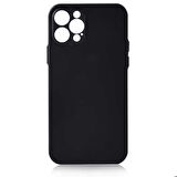 iPhone 12 Pro Uyumlu ​​​​Zore Slims Kapak-Siyah