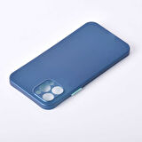 iPhone 12 Pro Uyumlu ​​​​ Slims Kılıf-Saks Mavi