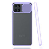 Galaxy A81 (Note 10 Lite) Uyumlu Zore Lensi Kapak-Lila