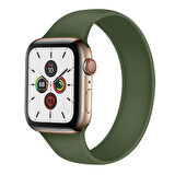 Watch 40mm Uyumlu KRD-31 Solo Loop Medium Zore Kordon-Yeşil