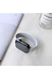 Apple Watch 38mm Uyumlu Krd-31 Solo Loop Medium Kordon-gri