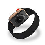 Watch 38mm Uyumlu KRD-31 Solo Loop Medium Zore Kordon-Mavi