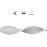 Watch 42mm Uyumlu KRD-31 Solo Loop Large Zore Kordon-Mavi