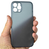 iPhone 12 Pro Max Uyumlu Zore 1.Kalite PP Silikon-Saks Mavi