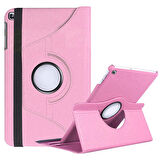 Galaxy Tab A7 10.4 T500 (2020)  Uyumlu ​FRMS Dönebilen Standlı Kılıf-Pembe Açık