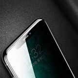 iPhone 12 Mini Uyumlu Zore Anti-Dust Privacy Temperli Ekran Koruyucu