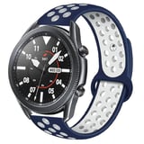 Huawei Watch GT 3 46mm KRD-02 Uyumlu MKST Kordon-Mavi-Beyaz