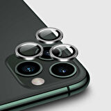 iPhone 12 Pro Max Uyumlu Zore CL-02 Kamera Koruyucu-Gümüş