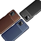 Galaxy A12 Uyumlu Zore Negro Silikon Kapak-Siyah
