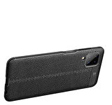 Galaxy A12 Uyumlu Zore Niss Silikon Kapak-Lacivert