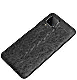 Galaxy M12 Uyumlu Zore Niss Silikon Kapak-Lacivert