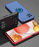 Galaxy A12 Uyumlu Zore Ravel Silikon Kapak-Kırmızı