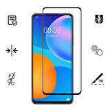 Huawei P Smart 2021 Uyumlu Zore Kenarları Kırılmaya Dayanıklı Cam Ekran Koruyucu