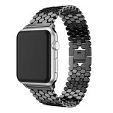 Watch 44mm Uyumlu KRD-30 Metal Zore Kordon-Gümüş