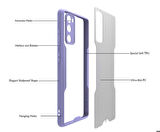 Galaxy S20 FE Uyumlu Zore Parfe Kapak-Mavi