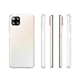 Galaxy M12 Uyumlu Zore Süper Silikon Kapak-Renksiz