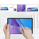 Lenovo M10 TB-X306F Gen.2 Uyumlu ​EFFX Tablet Temperli Cam Ekran Koruyucu-Renksiz