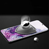 Galaxy S20 Plus Uyumlu Zore Kavisli Full Yapışkanlı Cam Ekran Koruyucu