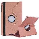 Galaxy Tab A7 10.4 T500 (2020)  Uyumlu ​ARTH Dönebilen Standlı Kılıf-Rose Gold