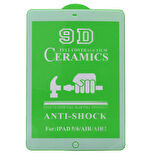 iPad 9.7 2018 (6.Nesil) Uyumlu ​EFFX Tablet Seramik Ekran Koruyucu-Beyaz