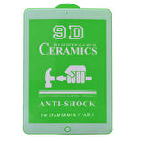 iPad Pro 10.5 (7.Nesil) Uyumlu TKNC Tablet Seramik Ekran Koruyucu-Beyaz