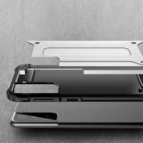 Galaxy S21 Plus Uyumlu Zore Crash Silikon Kapak-Gri