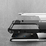 Galaxy S21 Ultra Uyumlu Zore Crash Silikon Kapak-Kırmızı
