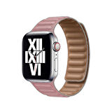 ​​​Apple Watch Uyumlu Ultra 49mm Kordon KRD-34 Deri Strap Kayış 