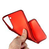 Galaxy S21 Uyumlu Zore Premier Silikon Kapak-Kırmızı