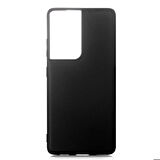 Galaxy S21 Ultra Uyumlu Zore Premier Silikon Kapak-Siyah
