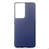 Galaxy S21 Ultra Uyumlu Zore Premier Silikon Kapak-Lacivert