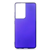 Galaxy S21 Ultra Uyumlu Zore Premier Silikon Kapak-Saks Mavi