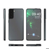 Galaxy S21 Uyumlu Zore Süper Silikon Kapak-Renksiz