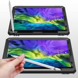 iPad Pro 11 2022 M2. Nesil Uyumlu Uyumlu ​MKST Tablet Vega Kapak-Siyah
