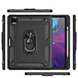 iPad Pro 12.9 2020 (4.Nesil) - Uyumlu Uyumlu ​FRMS Tablet Vega Kapak-Mavi