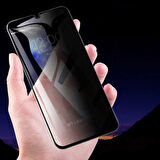 Oppo A73  Uyumlu Zore New 5D Privacy Temperli Ekran Koruyucu