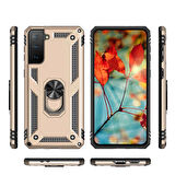 Galaxy S21 Uyumlu Zore Vega Kapak-Gold